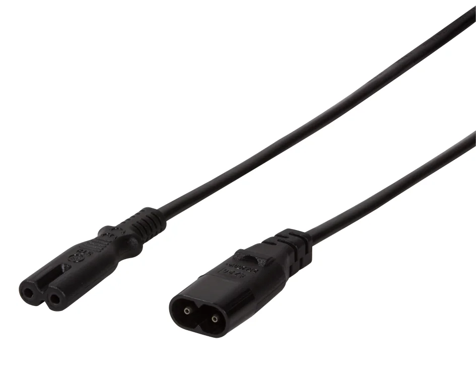 LogiLink Câble de rallonge à 3 broches, C8 - C7, 2,0 m - OEM CP129