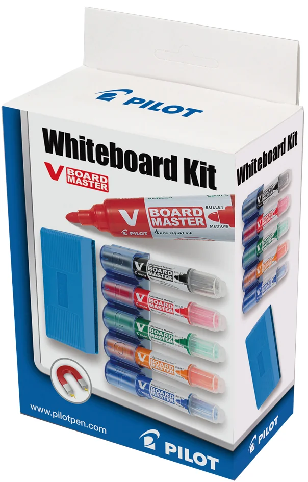 PILOT Kit marqueurs tableau blanc V BOARD MASTER - OEM 666301