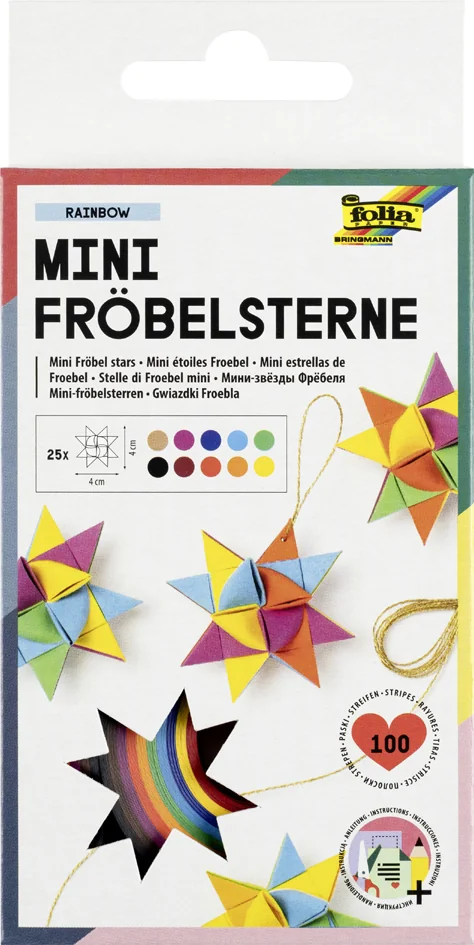 folia Bandes de papier pour étoiles de Froebel, 350 x 10 mm - OEM 1295