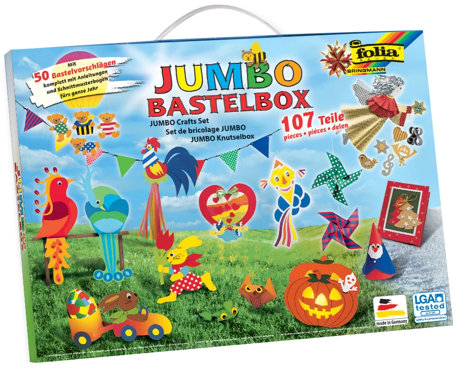 folia Mallette de bricolage de papier Jumbo, 107 pièces - OEM 50915/1