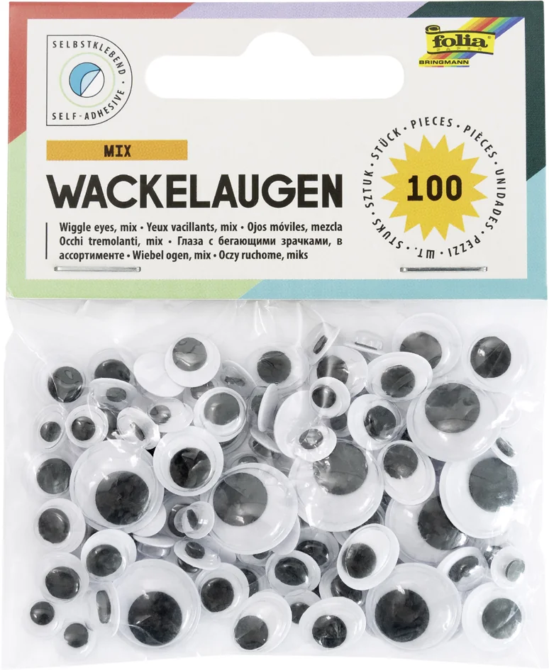 folia Yeux vacillants, autocollants, tailles assorties - OEM 7519