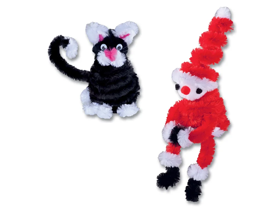 folia Fil métallique chenille (cure-pipe), jaune citron - OEM 77812