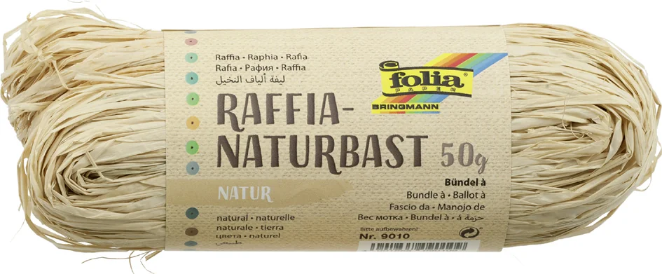 folia Raphia naturel, 50 g, vert sapin - OEM 9058