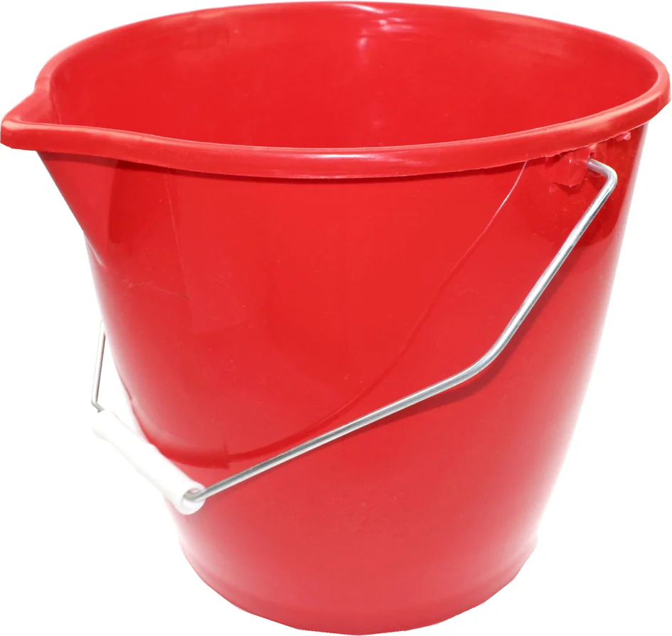 Peggy Perfect Seau avec un étrier, 12 litres, rouge - OEM 7572