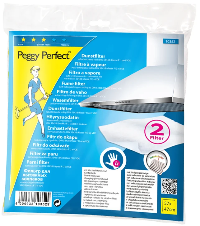 Peggy Perfect Filtre à vapeur Soft, avec un gant de rechange - OEM 10352