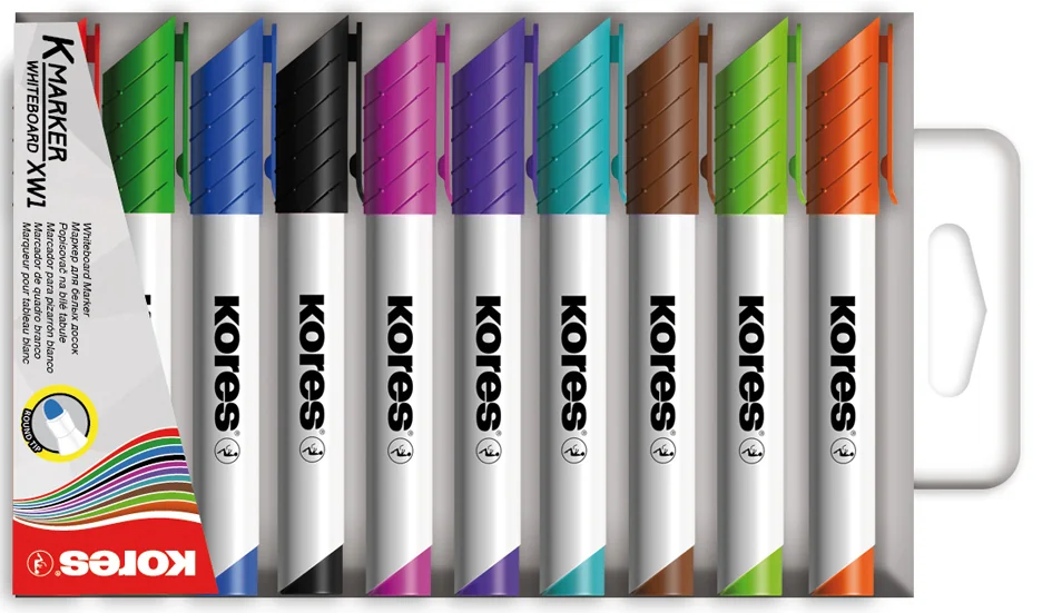 Kores Marqueur pour tableau blanc K MARKER XW1, pointe ogive - OEM M20802