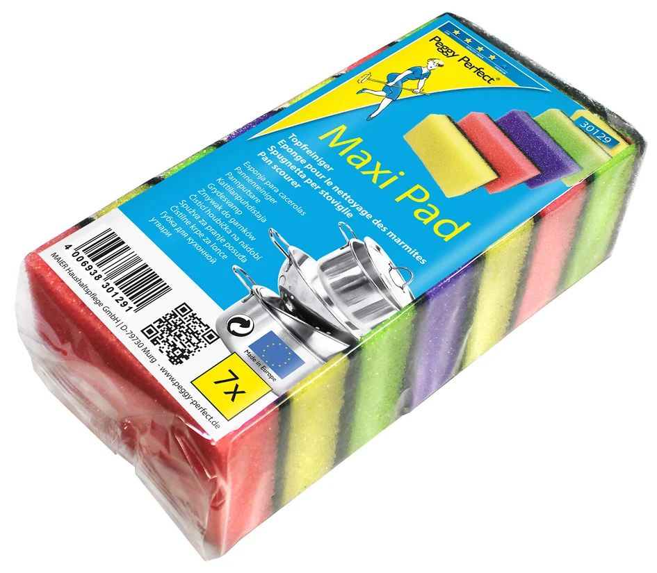 Peggy Perfect Eponge à récurer Maxi Pad, paquet de 7 - OEM 30129