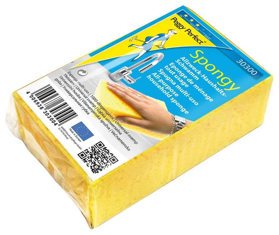 Peggy Perfect Eponge de ménage 'Spongy', jaune - OEM 30300