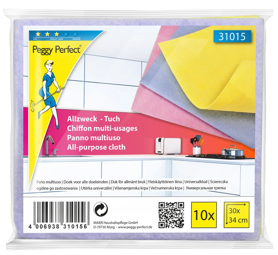 Peggy Perfect Chiffon multi-usage non-tissé, paquet de 10 - OEM 31015