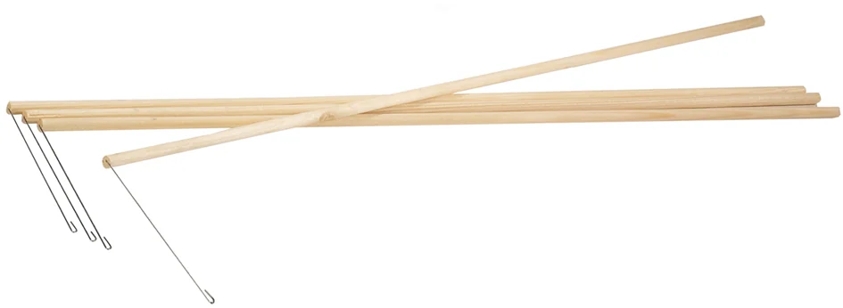 folia Bâton de lanterne, en bois, longueur: 600 mm - OEM 980