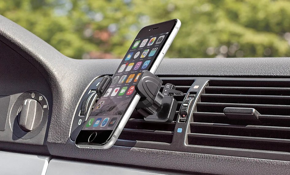 WEDO Support de smartphone pour voiture 'Clip-it plus', noir - OEM 60 06101