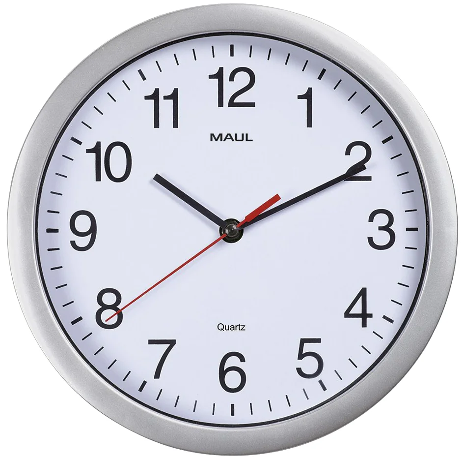 MAUL Horloge murale/horloge quartz MAULrun, diamètre: 250 mm - OEM 9052695