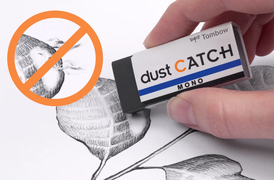 Tombow Gomme en plastique 'MONO dust CATCH', noir - OEM EN-DC