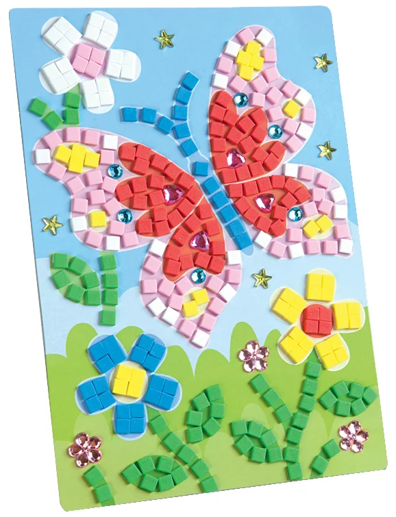 folia Mosaique de mousse caoutchouc 'papillon', 405 pièces - OEM 23803