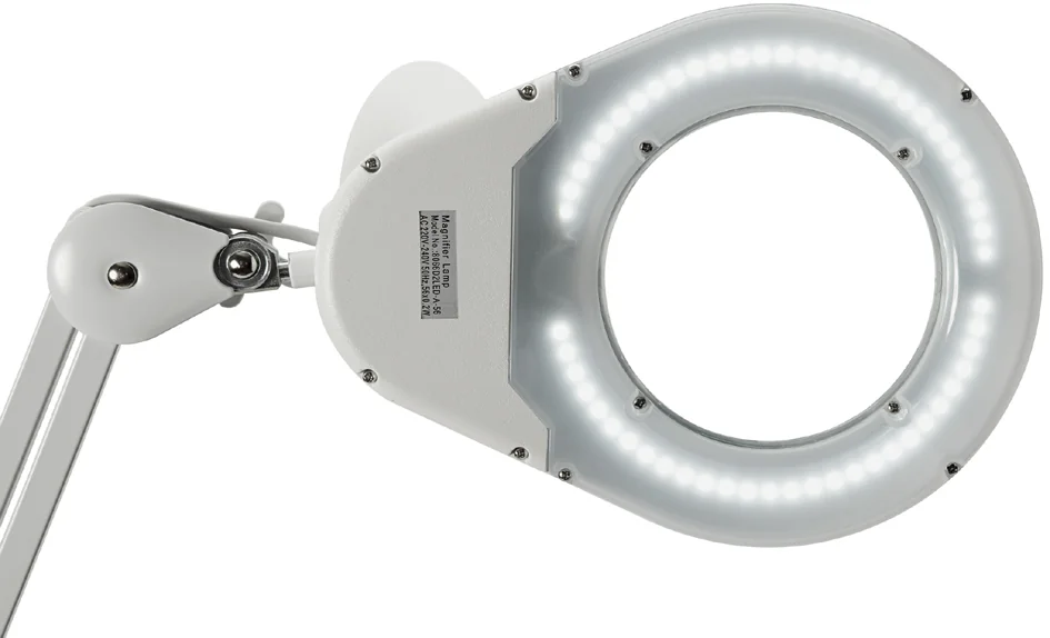 MAUL Lampe loupe à LED MAULviso, sur socle, noir - OEM 8263590