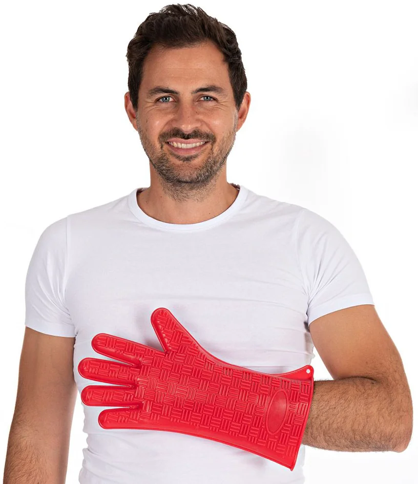 HYGOSTAR Gant en silicone 'HEATBLOCKER', rouge - OEM 33216