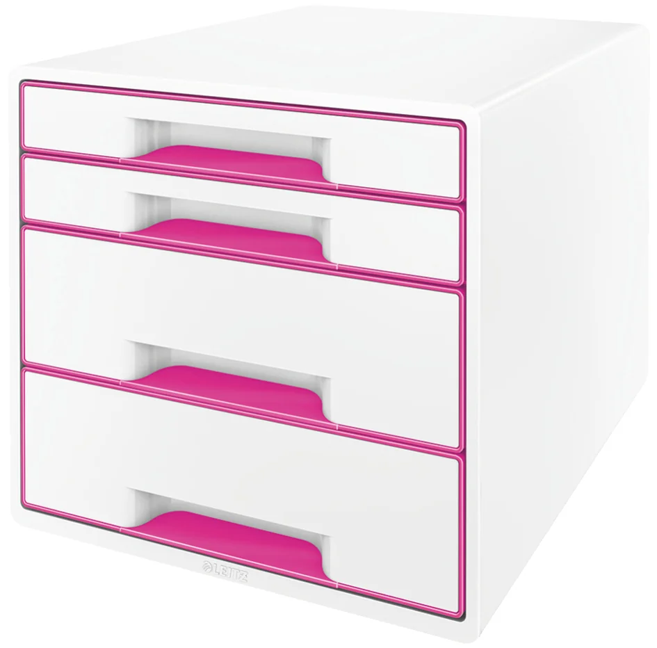 LEITZ Bloc de classement WOW CUBE, 4 tiroirs, blanc/vert - OEM 5213-20-54 – Image 2
