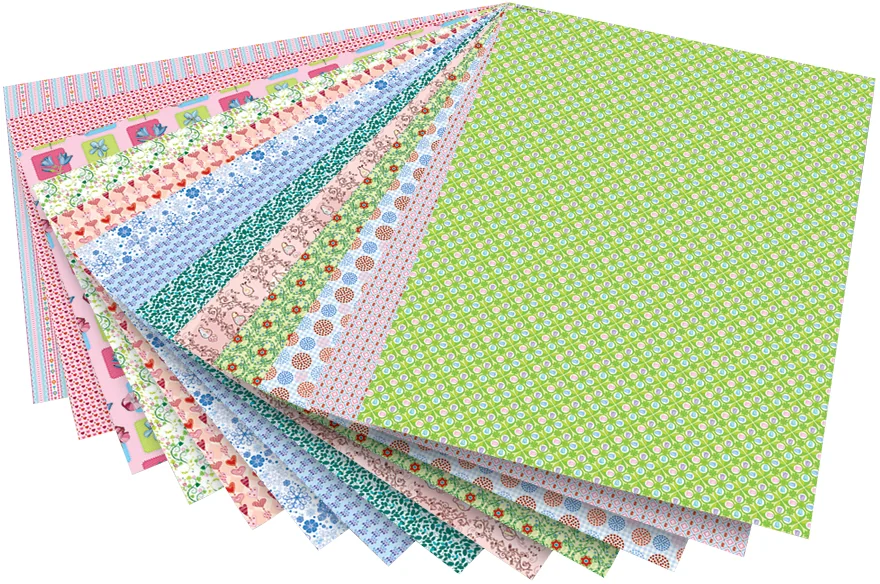 folia Carton à motif 'romantique', 500 x 700 mm, 270 g/m2 - OEM 46909