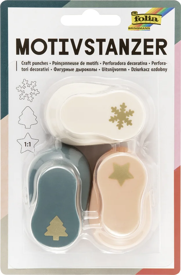 folia Set de perforateurs de motifs de Noel, petit, set 1 - OEM 7009