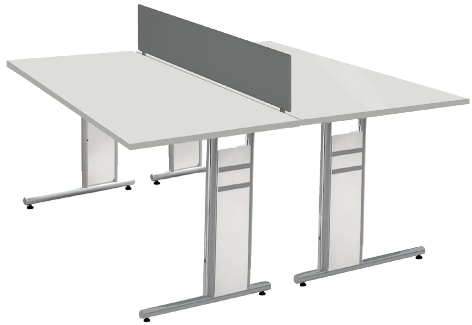 kerkmann Bureau Form 4, (L)1.600 mm, anthracite - OEM 11411613 – Image 2