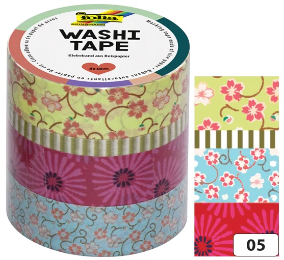 folia Rubans autocollants déco Washi-Tape GEOMETRIQUE - OEM 26420