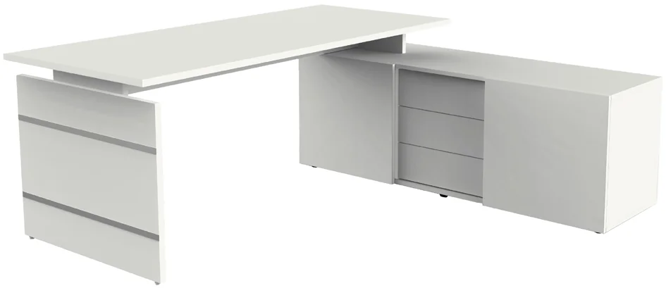 kerkmann Bureau complet Form 4, blanc/graphite - OEM 11446212