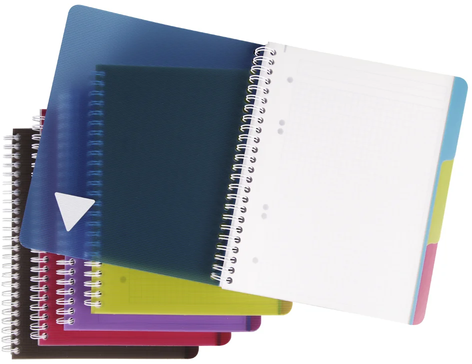 Clairefontaine Cahier Evolutiv'book, A5+, quadrillé 5x5 - lot de 5 - OEM 329755C