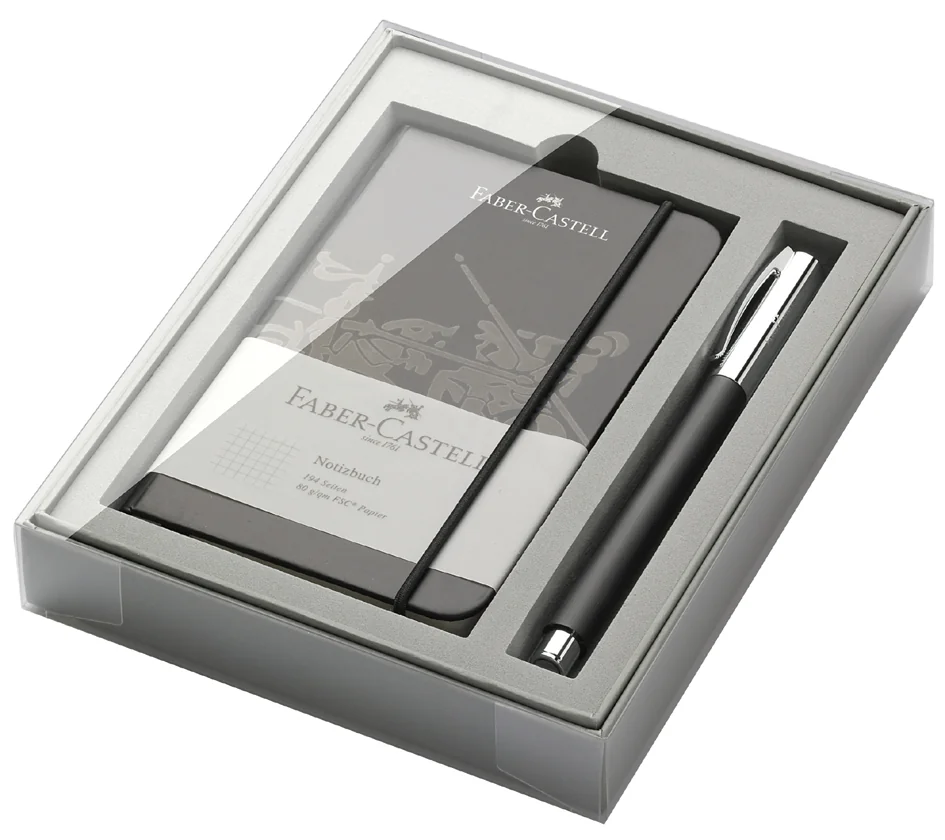 FABER-CASTELL Set d'écriture Ambition résine, noir - OEM 149624