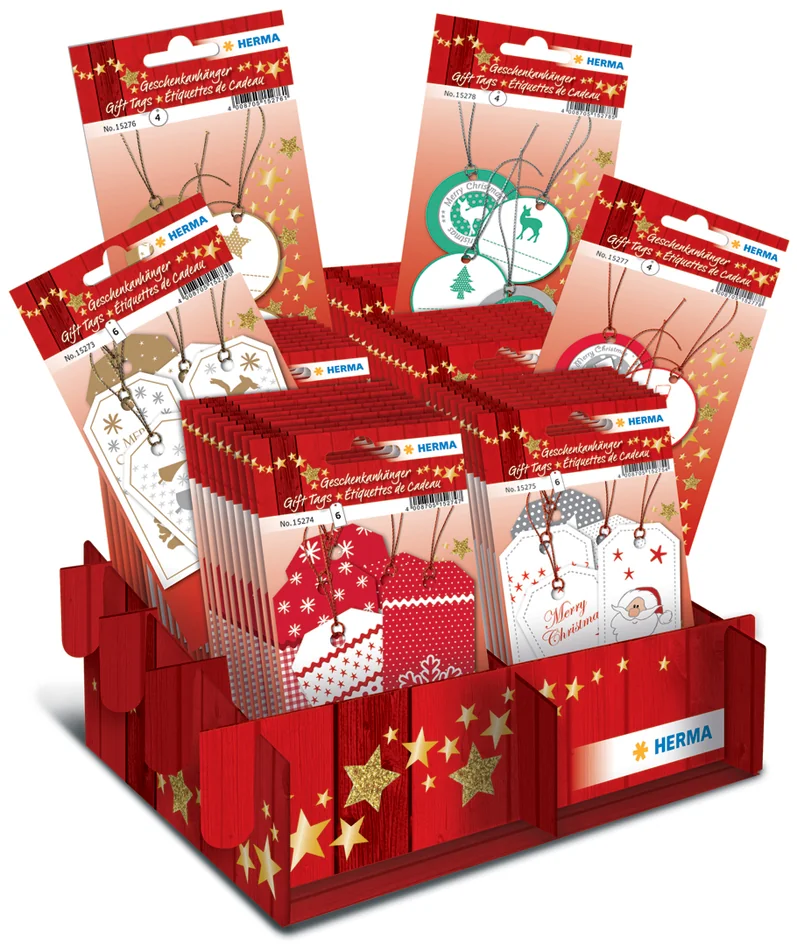 HERMA Etiquettes pour cadeau de Noel, présentoir de comptoir - OEM 15272