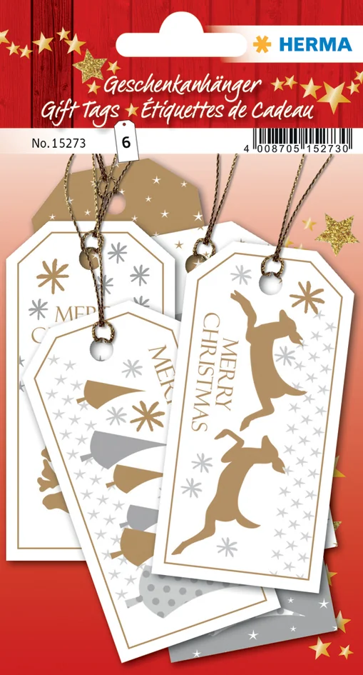 HERMA Etiquette pour cadeau de Noël 'Merry Christmas' - OEM 15273