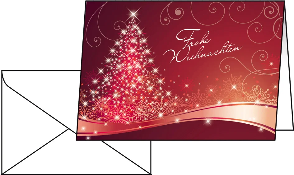 sigel Carte de Noël 'Christmas Swing', A6 (A5) - OEM DS019