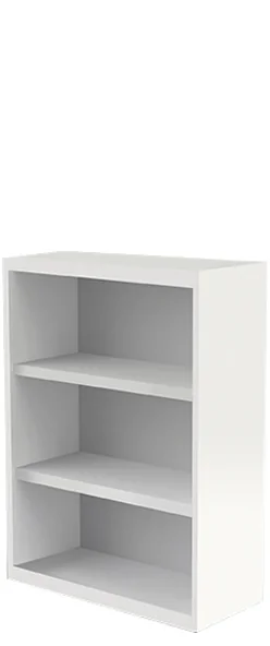 kerkmann Etagère, 2 étagères, 3 hauteurs de classeur, blanc - OEM 13438010