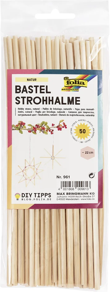 folia Paille naturelle de bricolage, longueur: 220 mm - OEM 961