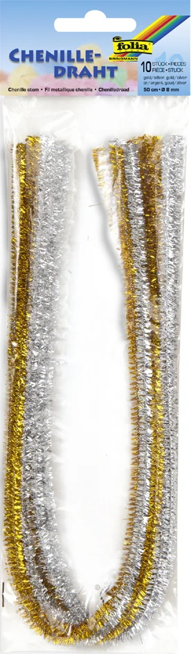 folia Fil métallique chenille (cure-pipe), Noel - OEM 77895