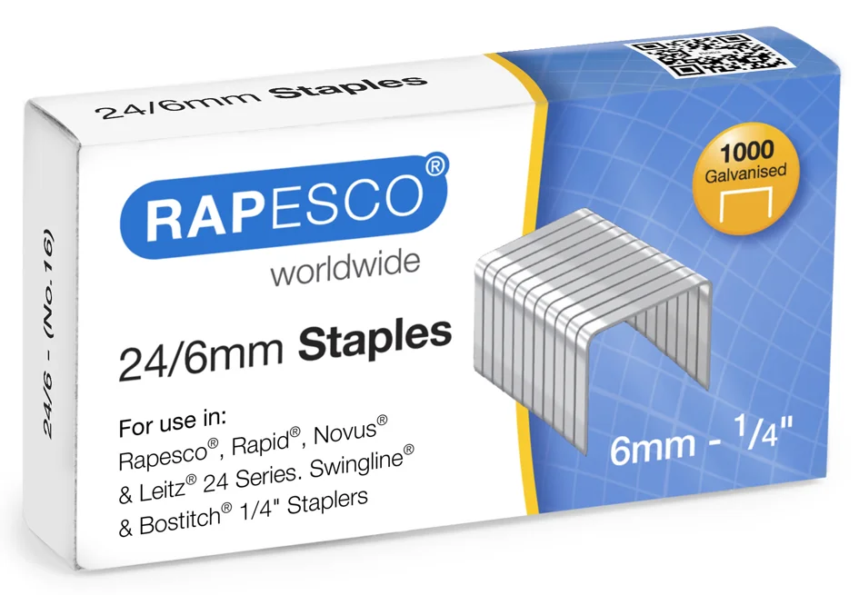 RAPESCO Agrafes 10/4, 1.000 pièces, galvanisé - OEM AP510VZ3