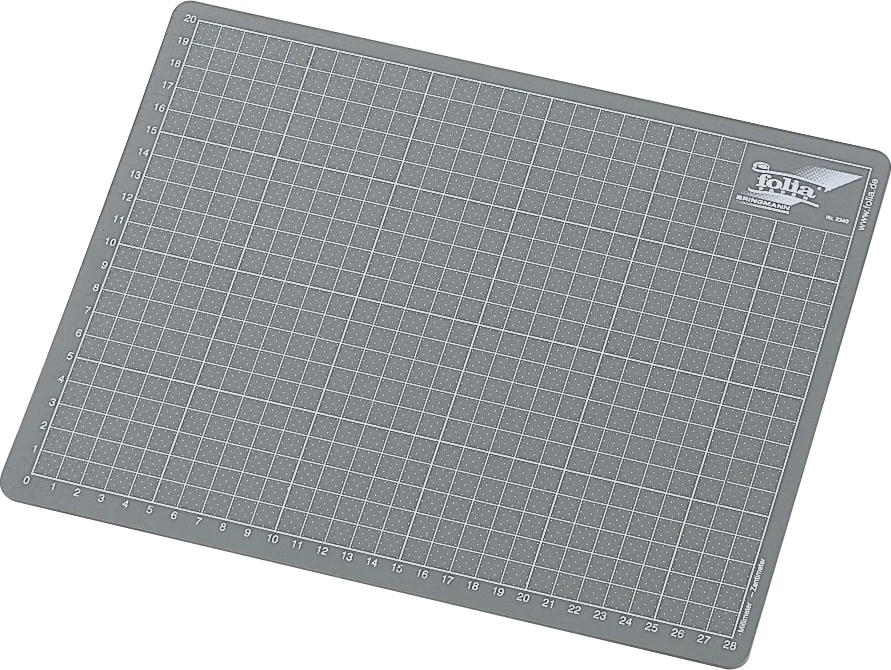 folia Tapis de découpe, PVC, (l)450 x (H)300 mm, gris - OEM 2341