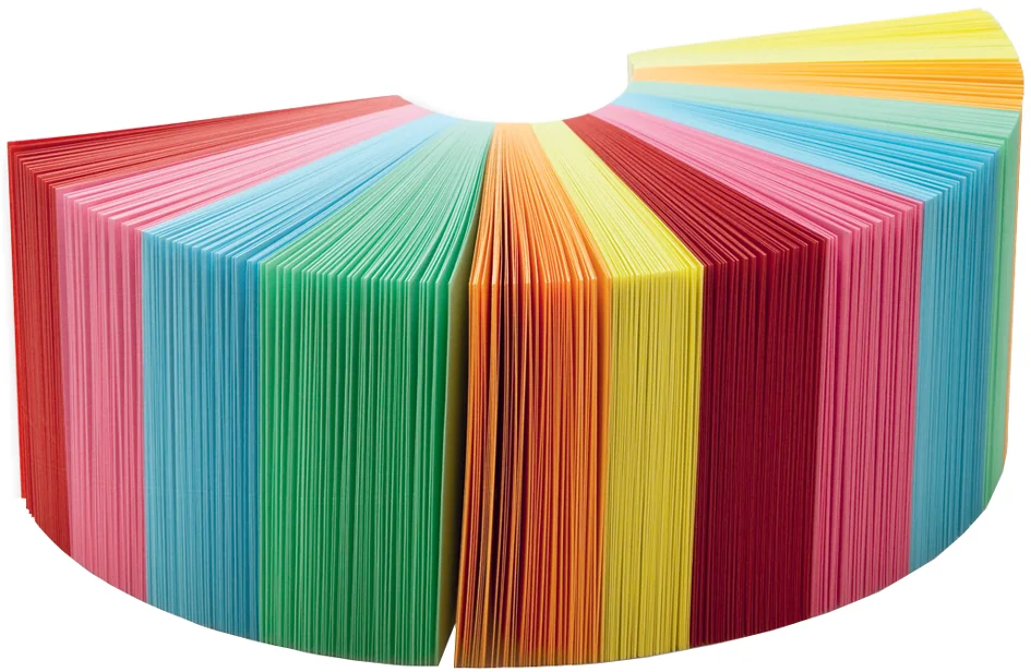 folia Bloc cube / bloc notes, 90 x 90 x 90 mm, coloré - OEM 8812