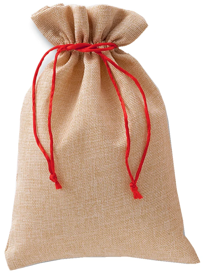folia Sac dans une optique de toile de jute, 170 x 250 mm - OEM 640