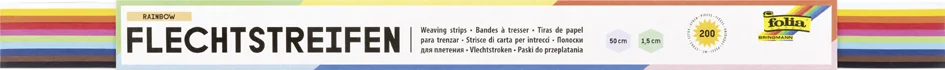 folia Bandes à tresser (l)10 x (L)500 mm, assorti - OEM 70210