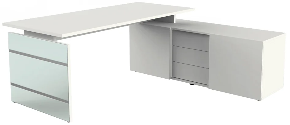 kerkmann Bureau complet LUGANO, blanc - OEM 11433510