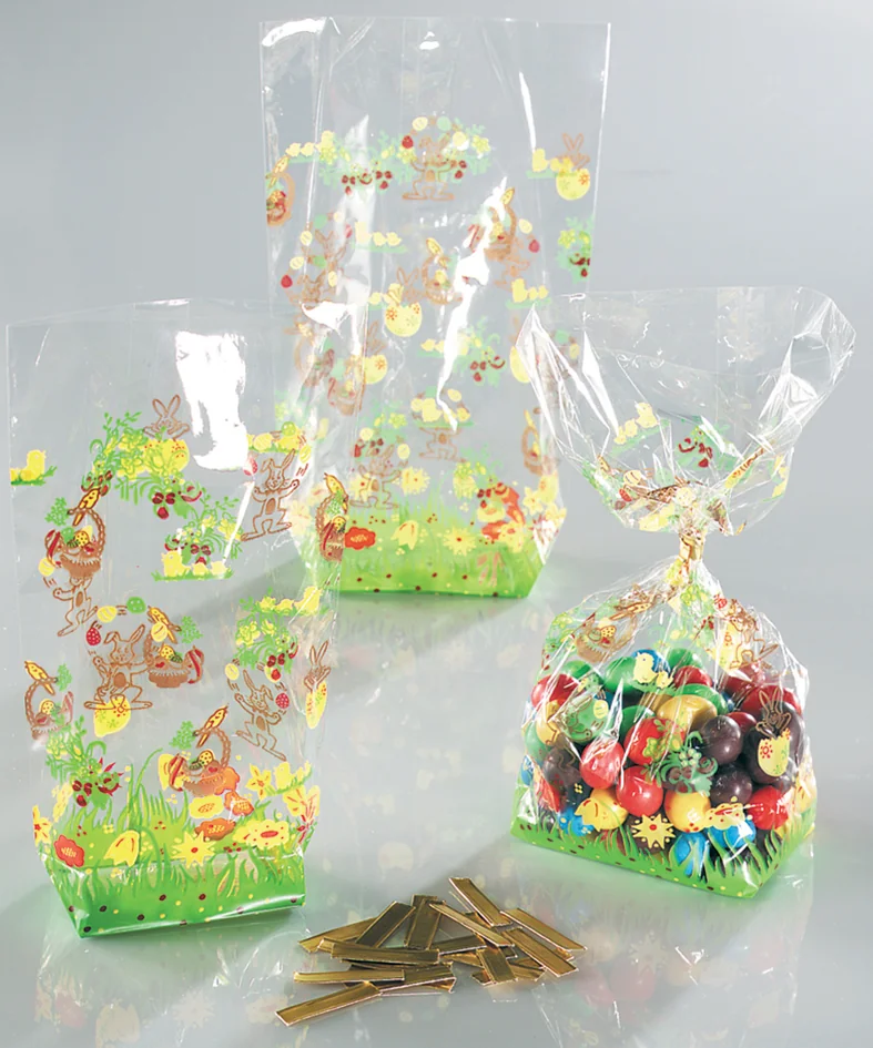 folia Sachet en cellophane avec impressions de Pâques - OEM 252