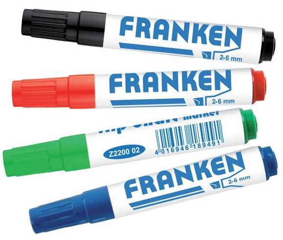 FRANKEN Marqueur pour chevalet de conférence, étui de 4 - OEM Z2203