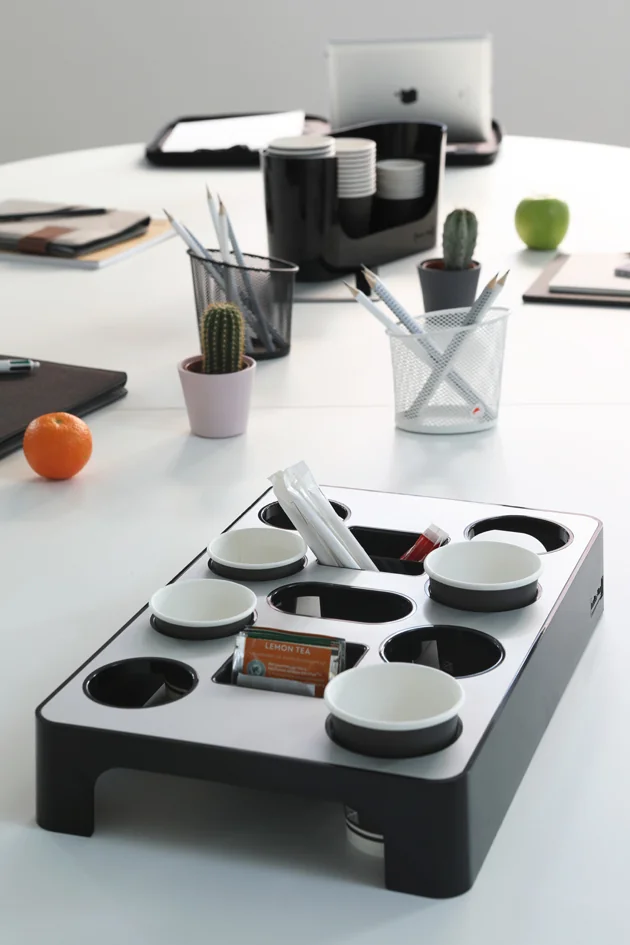 ALBA Pot à crayons 'MESHCUP', en fil d'acier, noir - OEM MESHCUP N