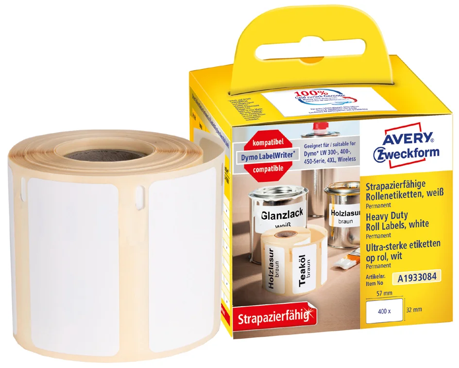 AVERY Zweckform Etiquette sur rouleau, robuste, 25 x 54 mm - OEM A1976411
