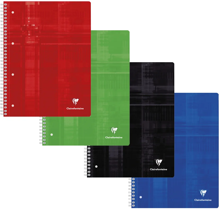 Clairefontaine Cahier Studium A4+, reliure intégrale, séyès - lot de 5 - OEM 8251C