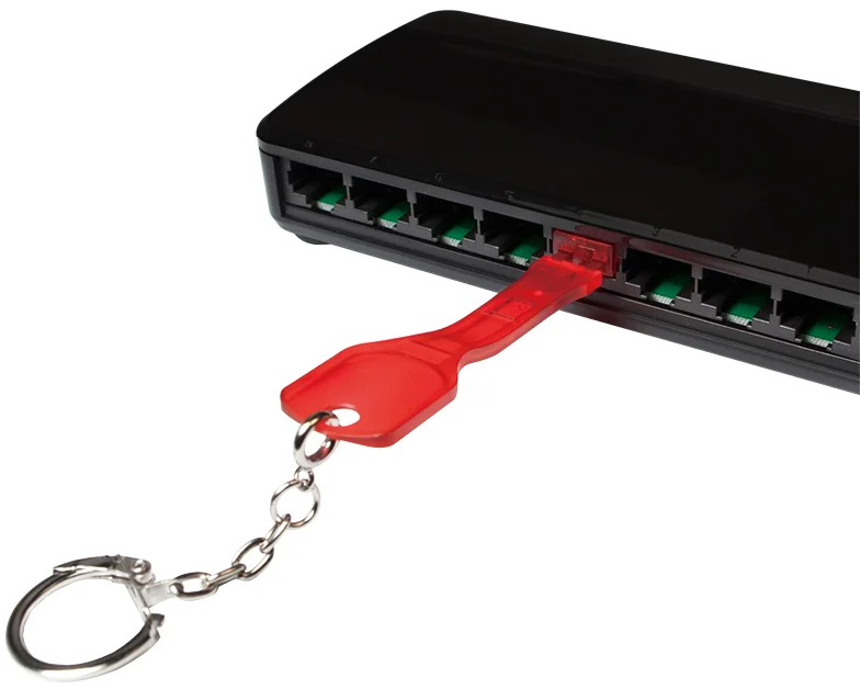 LogiLink Verrou de sécurité port RJ45, 10 verrous - OEM MP0043