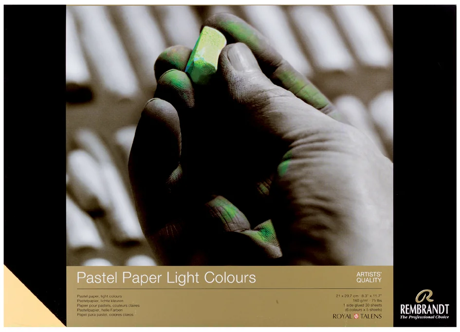 ROYAL TALENS REMBRANDT Bloc d'artiste 'Pastel', A3, clair - OEM 93082942