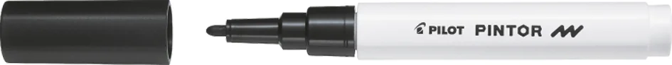 PILOT Marqueur à pigment PINTOR, fin, blanc - lot de 6 - OEM 541544