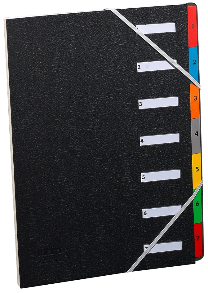 extendos Trieur numérique, A4, 1-7, 7 compartiments, noir - OEM 337.07 EL02