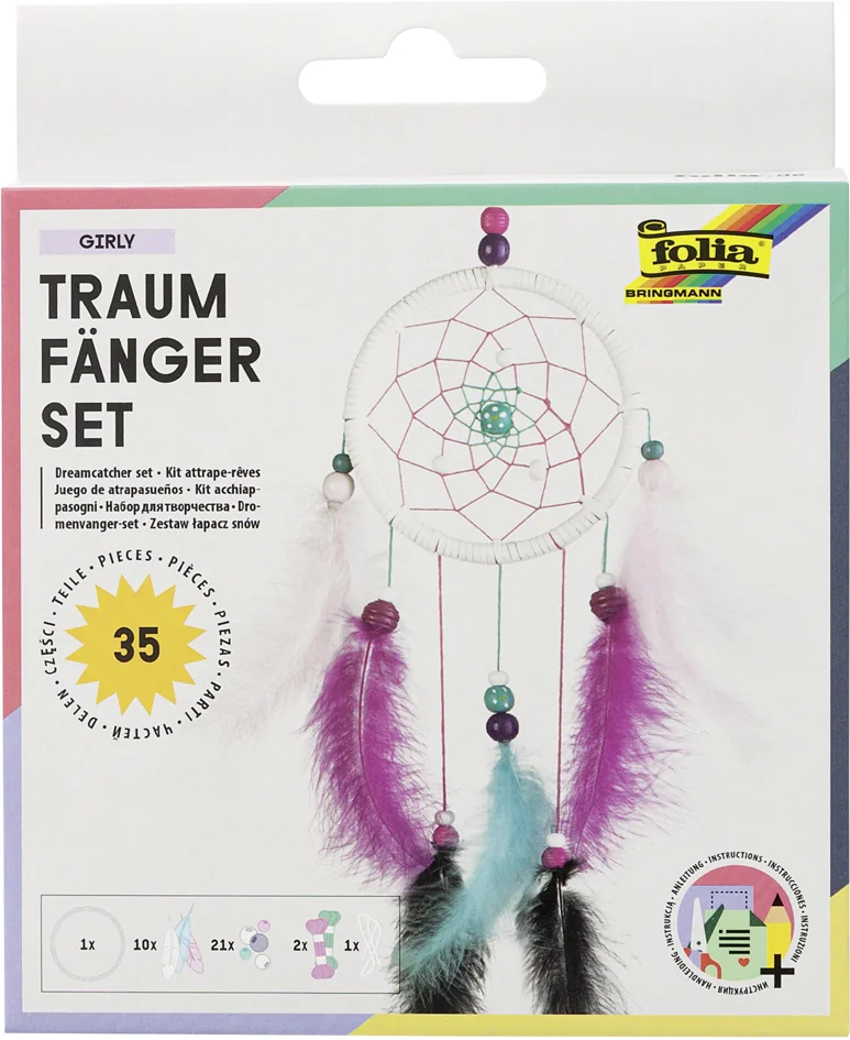 folia Kit attrape-rêves 'GIRLY', 35 pièces - OEM 23819